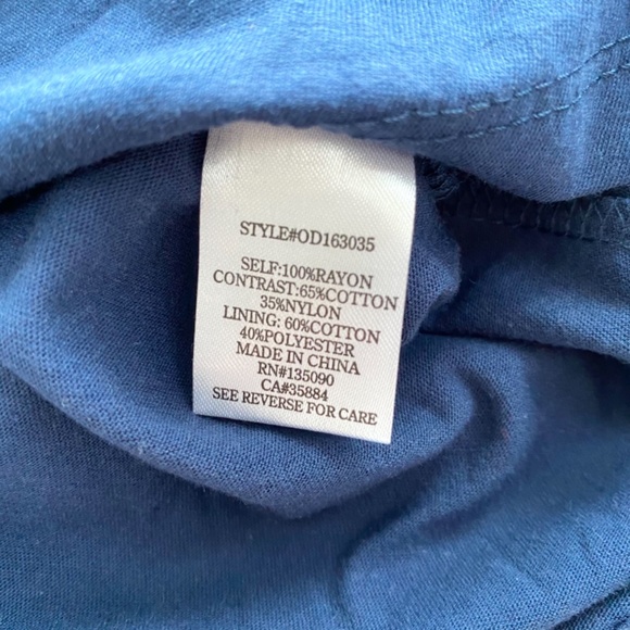 NWT Francesca’s Collection Navy Lace Shift Dress in Size Large - Picture 12 of 13